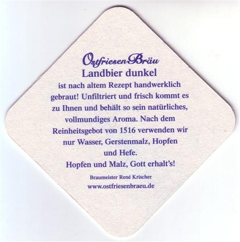 groefehn aur-ni ostfriesen raute 1b (185-landbier dunkel linksbndig-blau)